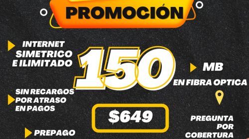 Internet de hasta 150Mbps